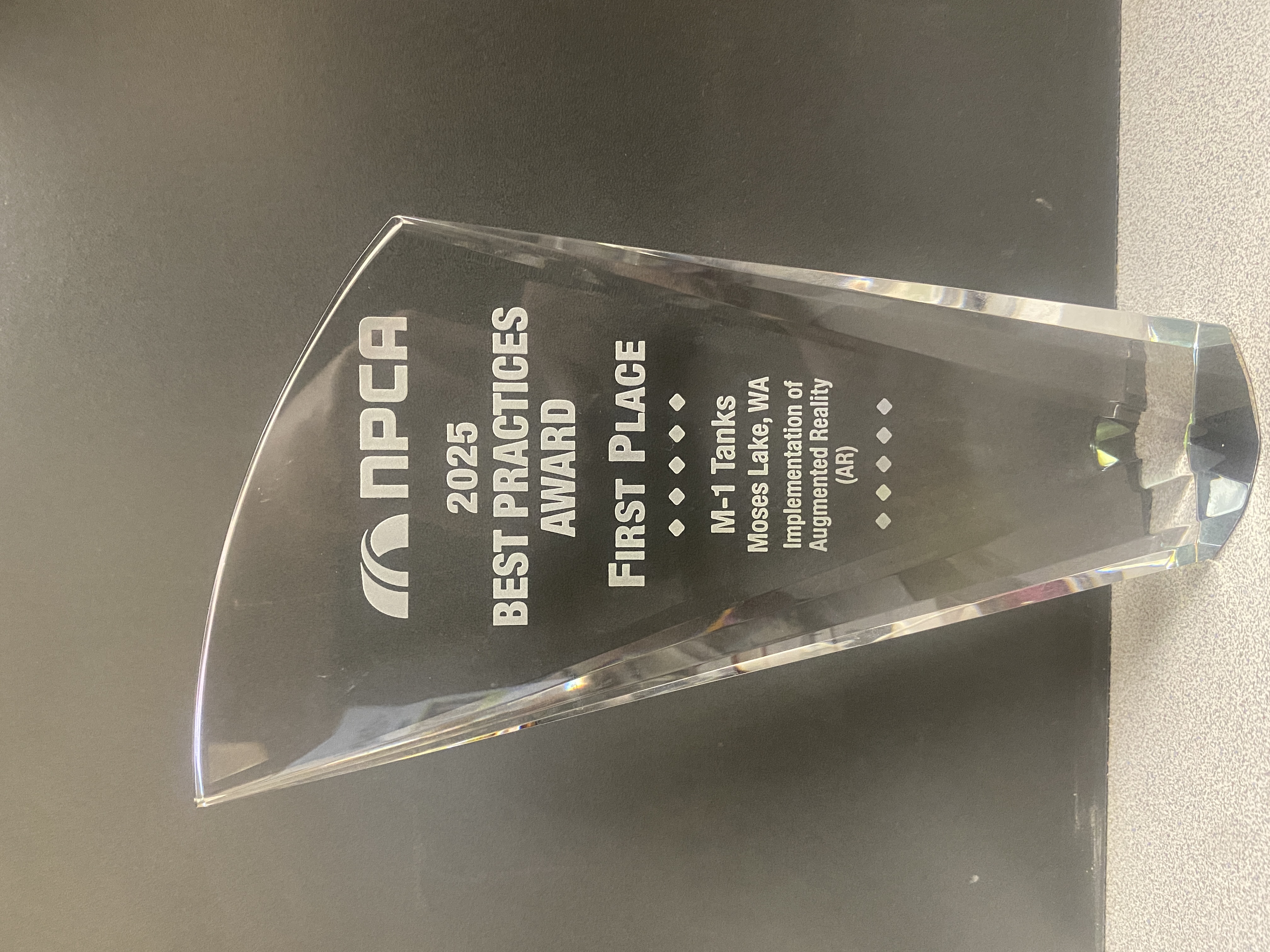NCPA 2025 Award received by M-1 Tanks