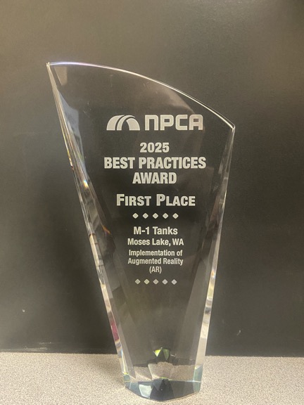 NPCA 2025 Award received by M-1 Tanks