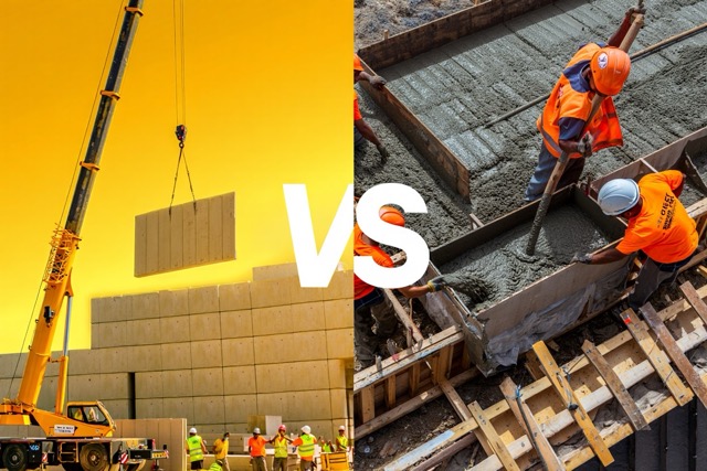 Precast vs Cast-in-Place Concrete