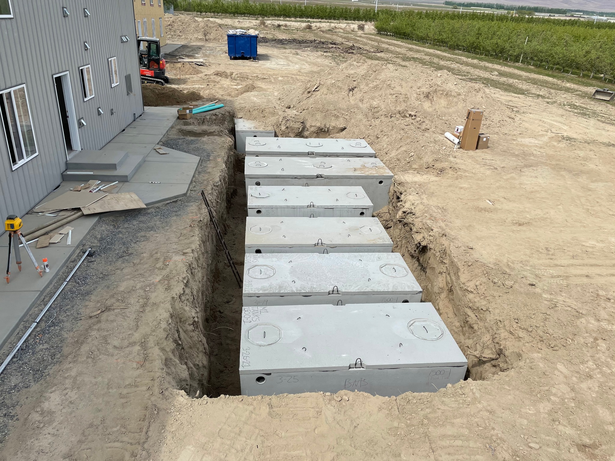 Commercial Septic System Setup